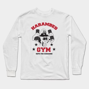 Harambes Gym Long Sleeve T-Shirt